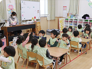 登園です
